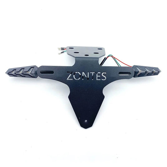 Suporte de matrícula completo para moto Zontes Roadster 125