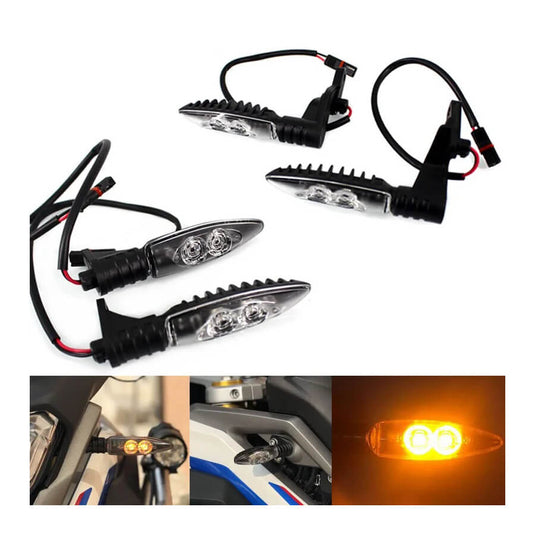 Conjunto piscas frontais e traseiros BMW - Compatível S1000RR R1200GS R1250GS F800GS
