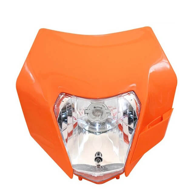 Carregue imagem no visualizador da galeriaFarol completo para KTM EXC SX XC XCW com máscara e tiras anti-vibração incluídas na embalagem
