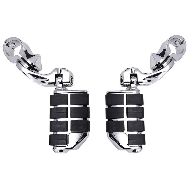 Load image into Gallery viewer, Conjunto completo de apoios de pés ajustáveis para guarda-motor Harley Davidson
