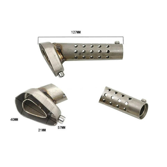 DB Killer universal em aço inoxidável de alta durabilidade para escape de moto 48mm e 57mm