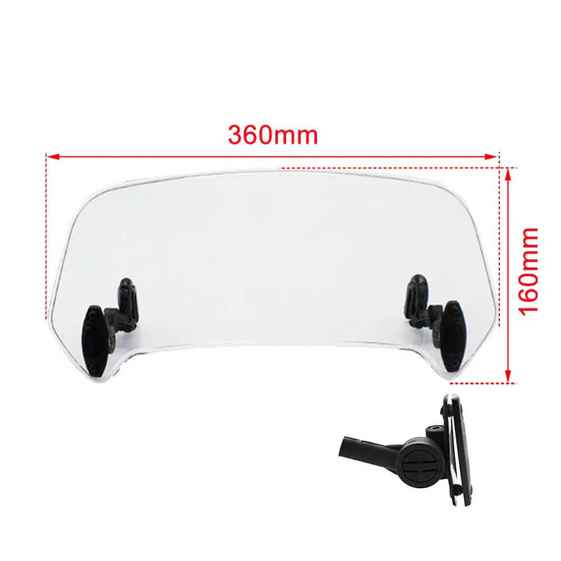 Load image into Gallery viewer, Sistema de fixação universal com dobradiças duplas para parabrisas de moto compatível com várias marcas
