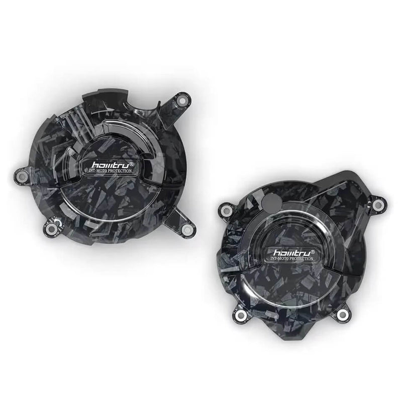 Carregue imagem no visualizador da galeriaCapa de Proteção de Motor CF MOTO 450SR 450NK 450MT 450SS - Aspeto Metal Forjado

