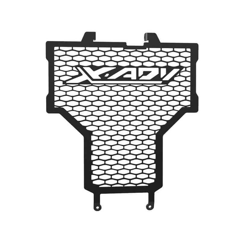 Load image into Gallery viewer, Vista lateral do protetor de radiador Honda X-ADV 750 instalado 
