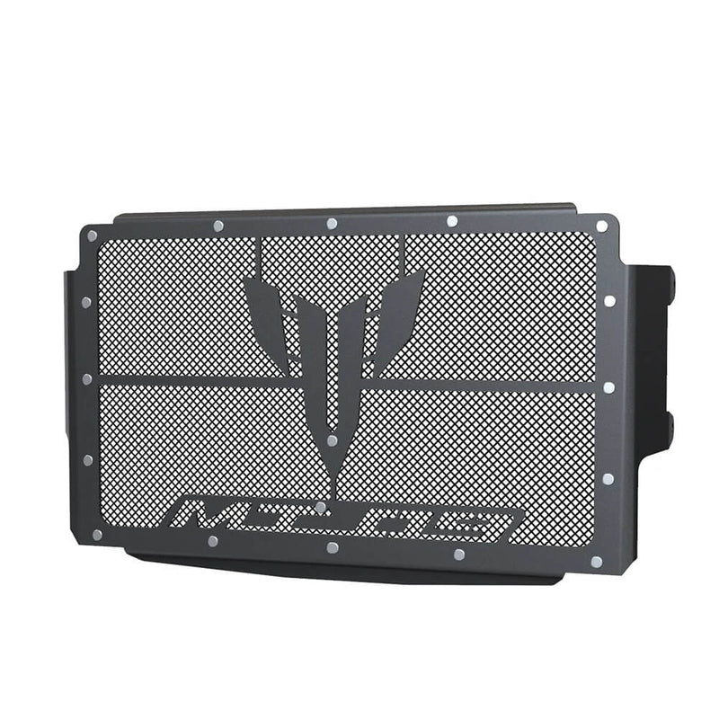 Load image into Gallery viewer, Proteção radiador MT-09 2021-2024 - vista montada proteção completa sistema arrefecimento
