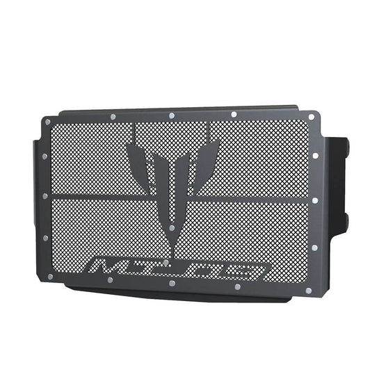 Proteção radiador MT-09 2021-2024 - vista montada proteção completa sistema arrefecimento