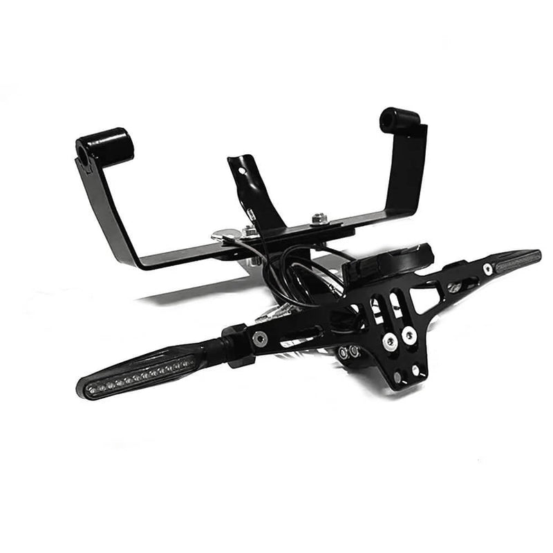 Load image into Gallery viewer, Kit completo suporte matrícula LED Italjet Dragster 125 200
