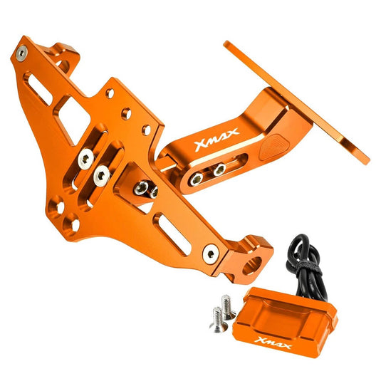 Instalação final suporte matrícula XMAX visual limpo 