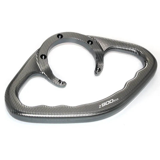 Pega passageiro alumínio Kawasaki Z900RS - vista ângulo superior