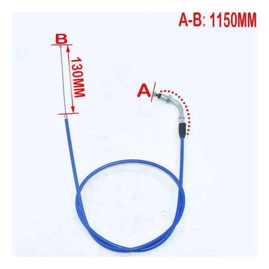 Punho acelerador rápido para guiador - vista completa do produto