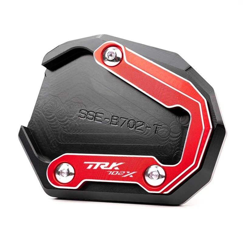 Load image into Gallery viewer, Vista completa extensão alargador apoio lateral Benelli TRK 502X 702X vermelho preto titânio
