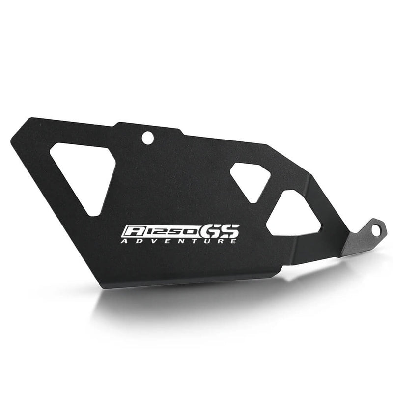 Load image into Gallery viewer, Proteção escape BMW GS Adventure preto logo premium acabamento CNC
