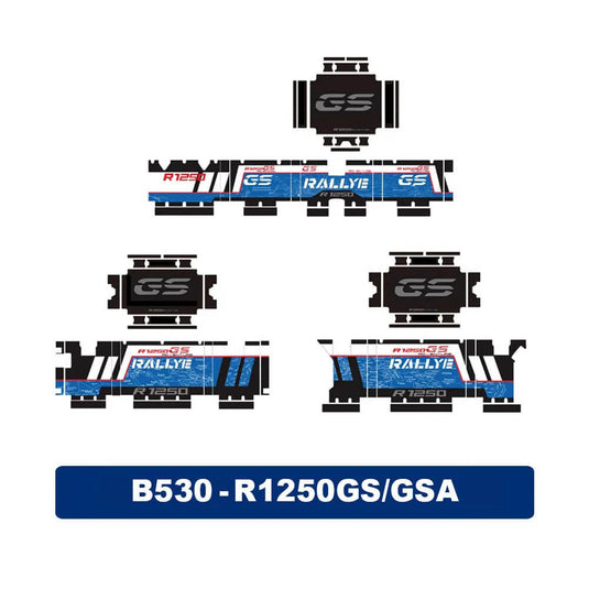 Autocolantes Proteção Malas Alumínio BMW R1200GS R1250GS Adventure - PVC Impermeável