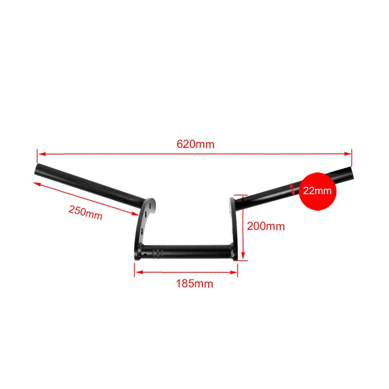 Carregue imagem no visualizador da galeriaGuiador Universal Z-Bars 22 mm/25 mm - Estilo Retro
