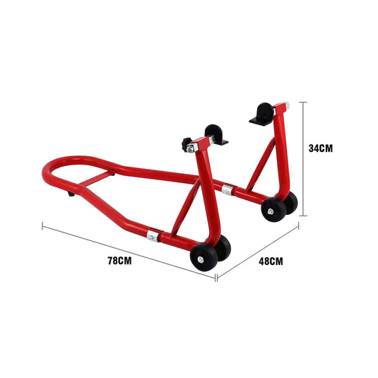 Cavalete universal para moto - Suporte dianteiro/traseiro capacidade 450kg