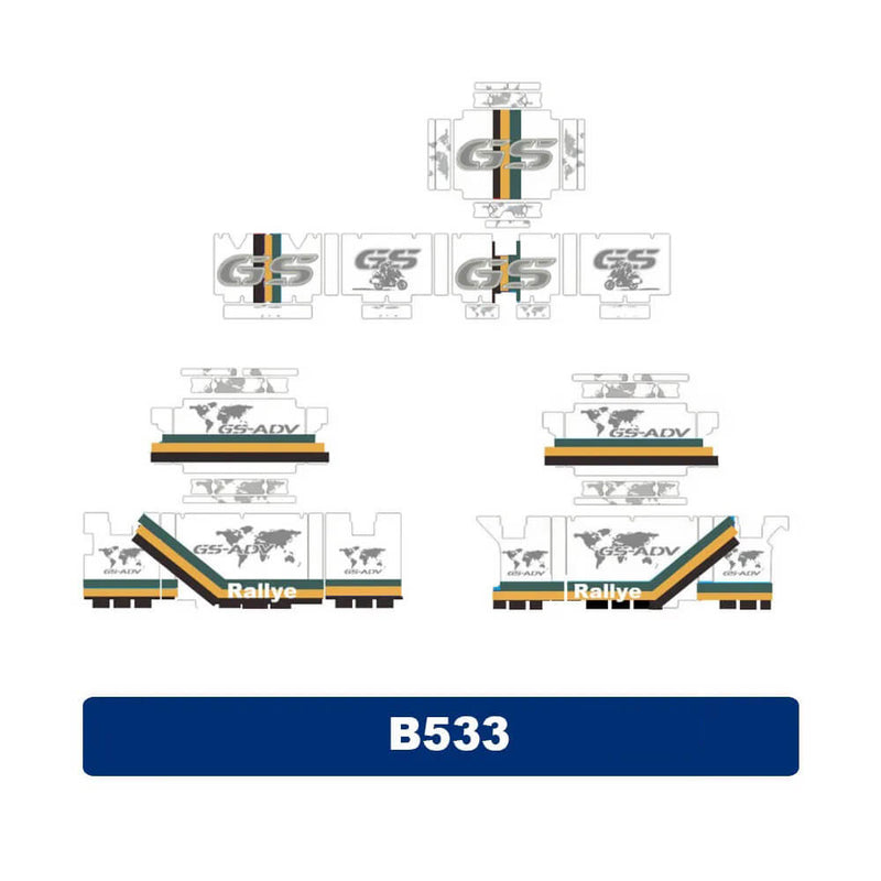 Load image into Gallery viewer, Autocolantes Proteção Malas Alumínio BMW R1200GS R1250GS Adventure - PVC Impermeável
