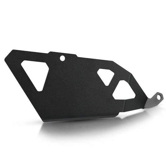 Proteção alumínio CNC válvula escape BMW GS Adventure instalação rápida