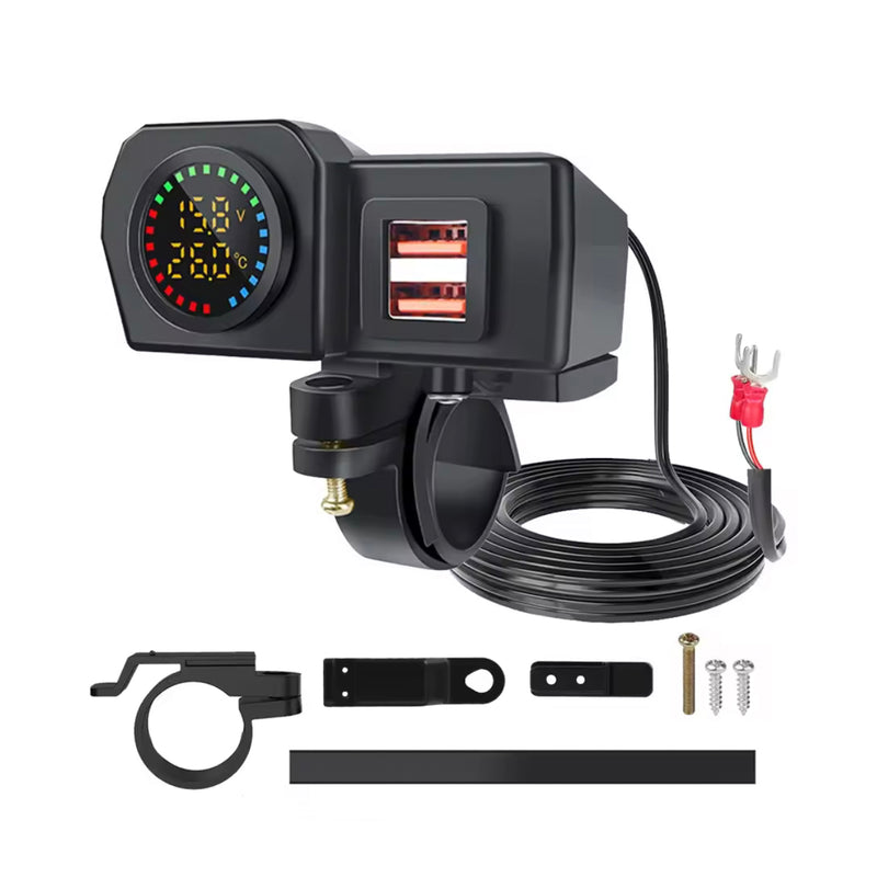 Load image into Gallery viewer, Carregador USB para moto QC3.0 PD 60W
