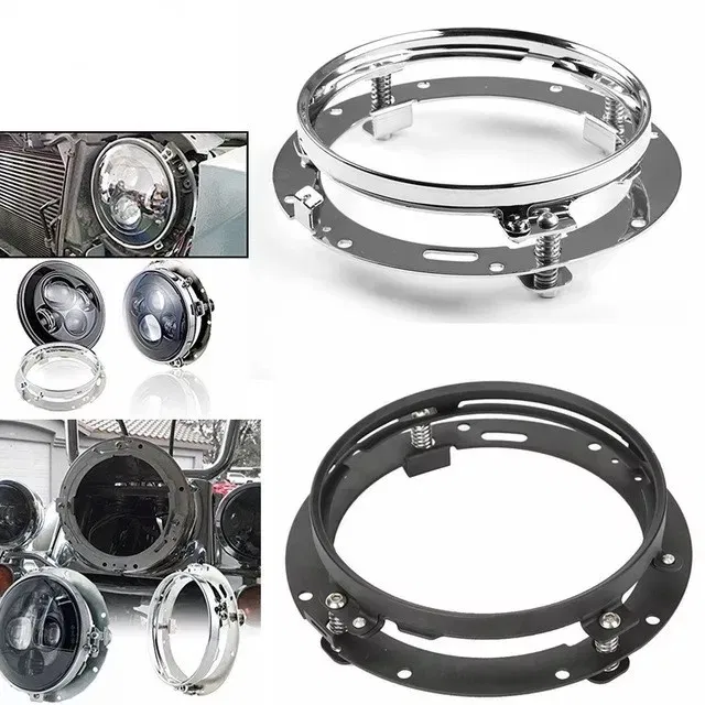 Espaçador faróis LED 7 pol jeep moto carro