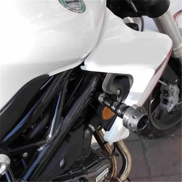 Carregue imagem no visualizador da galeriaPar cogumelos alumínio proteção borracha M8 ou M10 modelo #2 moto cafe racer
