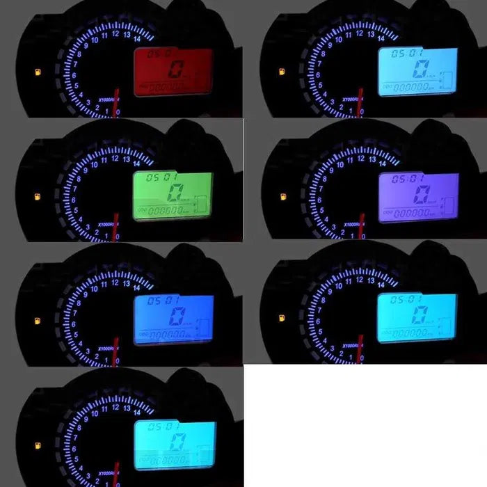 Carregue imagem no visualizador da galeriaVelocímetro moto digital cafe racer
