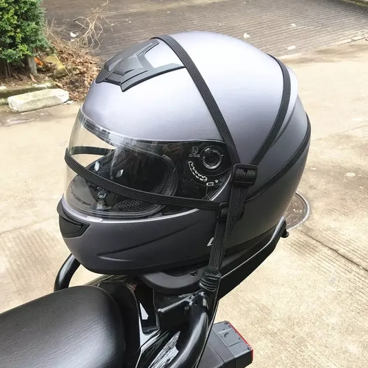 Elástico ganchos transporte capacete moto chopper bobber cafe racer