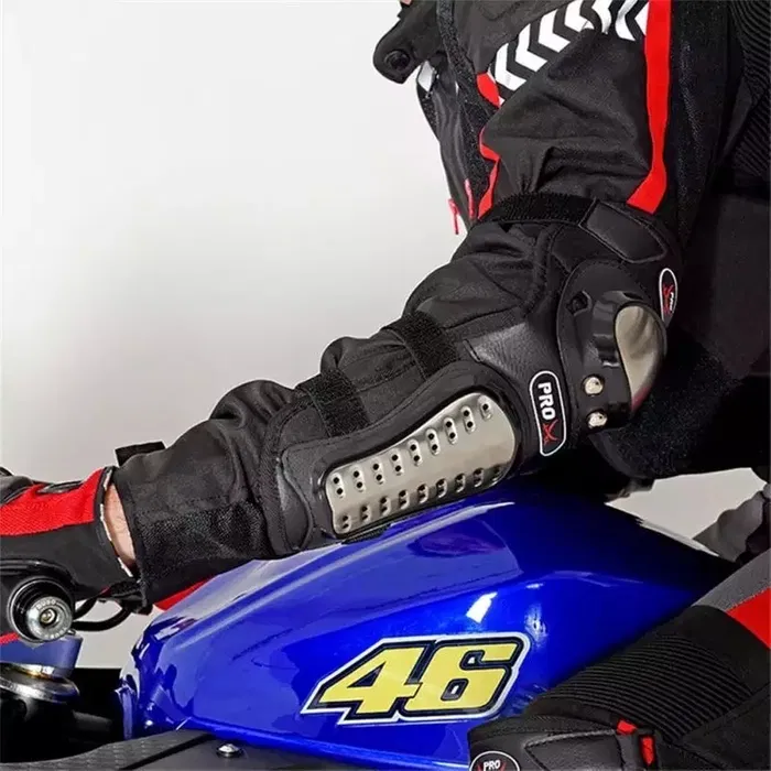 Load image into Gallery viewer, Proteções joelheiras cotoveleiras aço inox universais moto cafe racer
