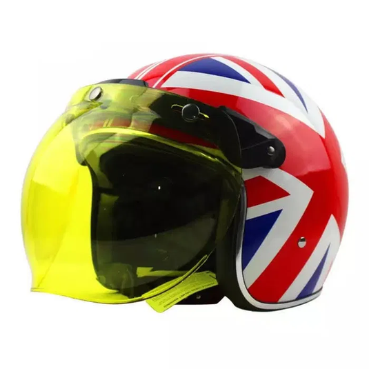 Viseira bolha (bubble) para capacete moto