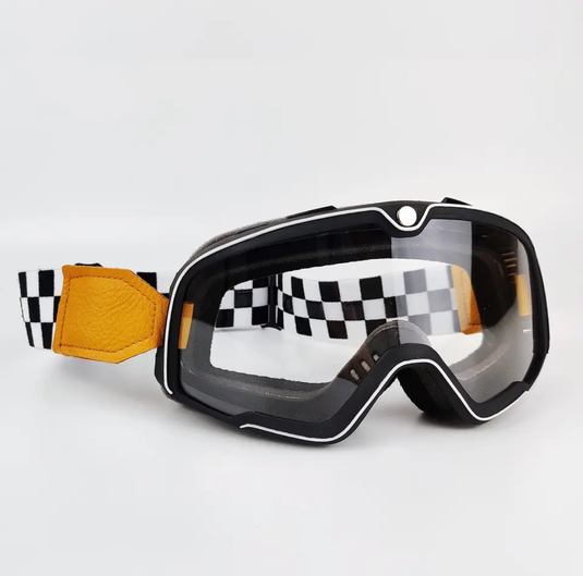 Óculos ski motocross retro cafe racer scrambler
